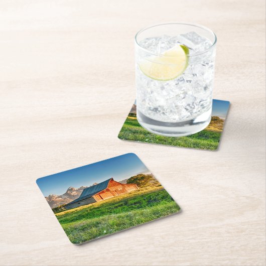 Sunrise bij Moulton Barn Kartonnen Onderzetters (Insitu)