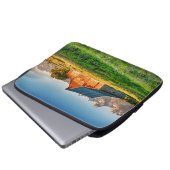 Sunrise bij Moulton Barn Laptop Sleeve (Voorkant onderkant)