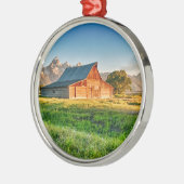 Sunrise bij Moulton Barn Metalen Ornament (Links)