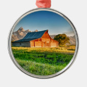 Sunrise bij Moulton Barn Metalen Ornament (Voorkant)