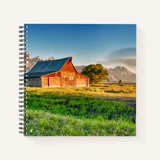 Sunrise bij Moulton Barn Notitieboek (Voorkant)