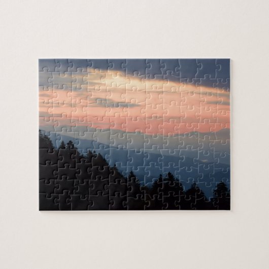 Sunrise bij Newfound Gap - Smoky Mountains - 8x10 Legpuzzel (Horizontaal)