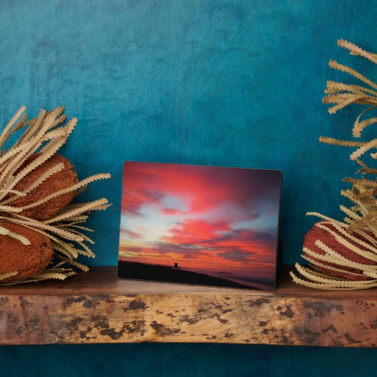 Sunrise bij Newport Beach, CA Fotoplaat (Zijkant)