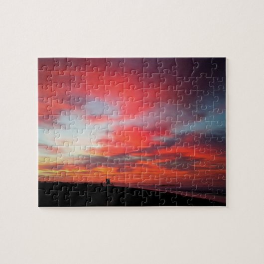 Sunrise bij Newport Beach, CA Legpuzzel (Horizontaal)