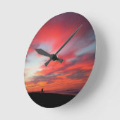 Sunrise bij Newport Beach, CA Ronde Klok (Hoek)