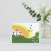 Sunrise bij Pasen Feestdagenkaart (Staand voorkant)