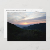 Sunrise bij Penny Pines Briefkaart (Voorkant / Achterkant)