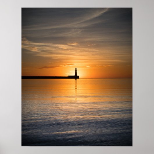 Sunrise bij Roker Poster/Print Poster (Voorkant)