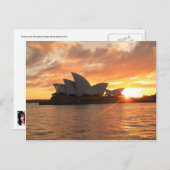 Sunrise bij Sydney Opera House Briefkaart (Voorkant / Achterkant)