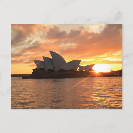 Sunrise bij Sydney Opera House Briefkaart (Voorkant)