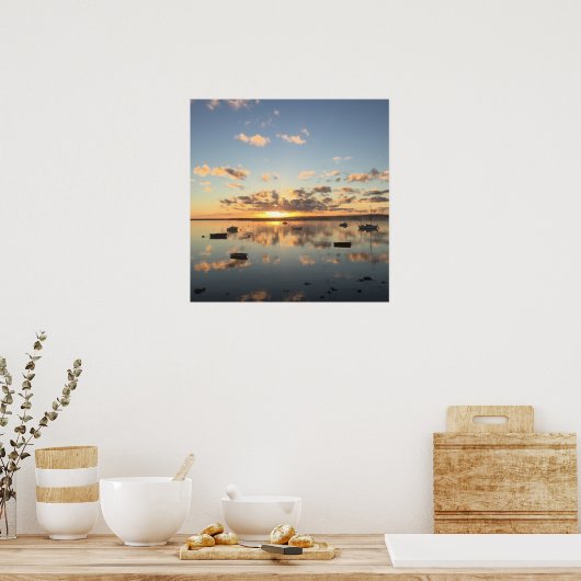 Sunrise bij Wells Next the Zee Norfolk Poster (Keuken)