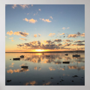 Sunrise bij Wells Next the Zee Norfolk Poster