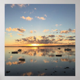 Sunrise bij Wells Next the Zee Norfolk Poster