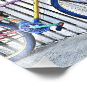 Sunrise Bikes op Fleming Foto Afdruk (Hoek)