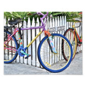 Sunrise Bikes op Fleming Foto Afdruk (Voorkant)