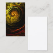 Sunrise Bloemen Rood Abstract Kunst Visitekaartje (Voorkant / Achterkant)