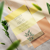 Sunrise Boho Terracotta Wedding Kaart