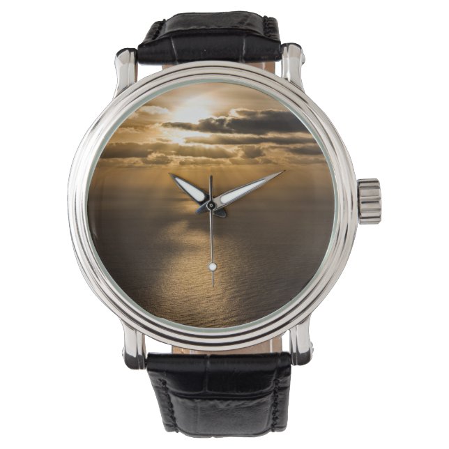 Sunrise boven de Atlantische oceaan Horloge (Voorkant)