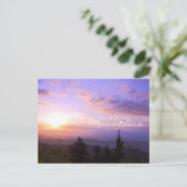 Sunrise boven Great Smoky Mountains Briefkaart (Staand voorkant)