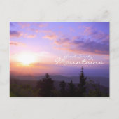 Sunrise boven Great Smoky Mountains Briefkaart (Voorkant)
