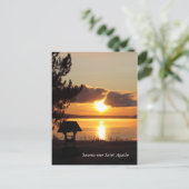 Sunrise boven het Briefkaart van Saint Agathe (Staand voorkant)