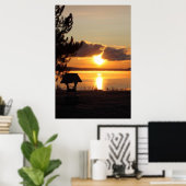 Sunrise boven het Poster van Saint Agathe (Thuiskantoor)