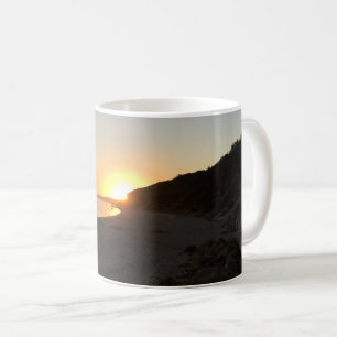 Sunrise boven Long Island Sound Koffiemok