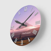 Sunrise boven Tongariro Volcano, Nieuw-Zeeland Ronde Klok (Hoek)