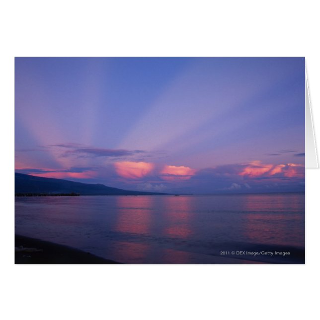 Sunrise boven zee (Voorkant Horizontaal)