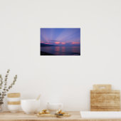 Sunrise boven zee poster (Keuken)