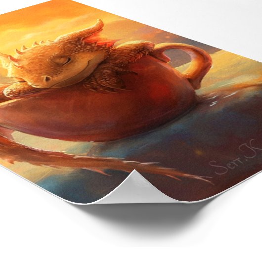 Sunrise Brew Afdrukken & Downloadbaar Poster (Hoek)