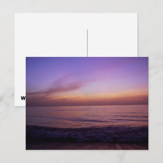 Sunrise Briefkaart (Voorkant / Achterkant)
