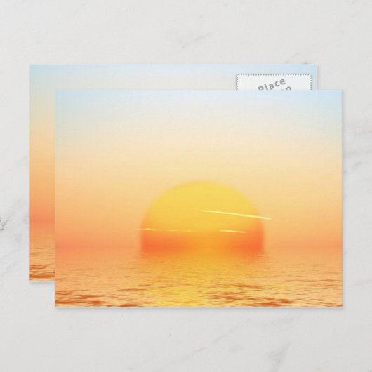 Sunrise Briefkaart (Voorkant / Achterkant)