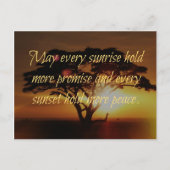 Sunrise Briefkaart (Voorkant)