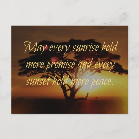 Sunrise Briefkaart (Voorkant)