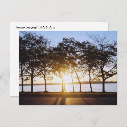 Sunrise Briefkaart (Voorkant / Achterkant)