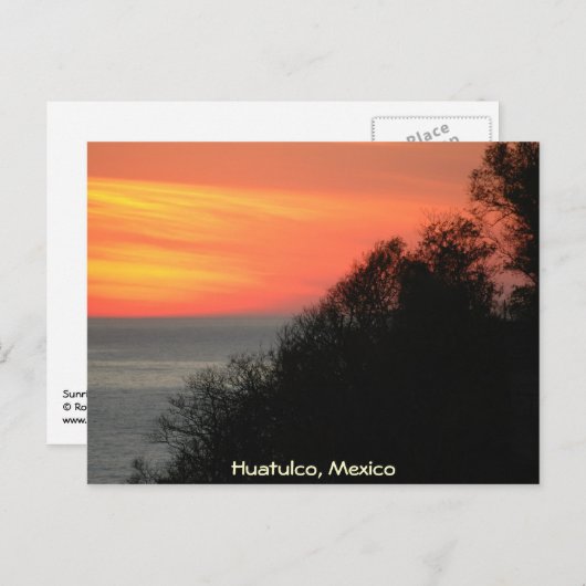 Sunrise Briefkaart (Voorkant / Achterkant)