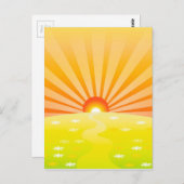 Sunrise Briefkaart (Voorkant / Achterkant)