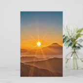 Sunrise Briefpapier (Staand voorkant)