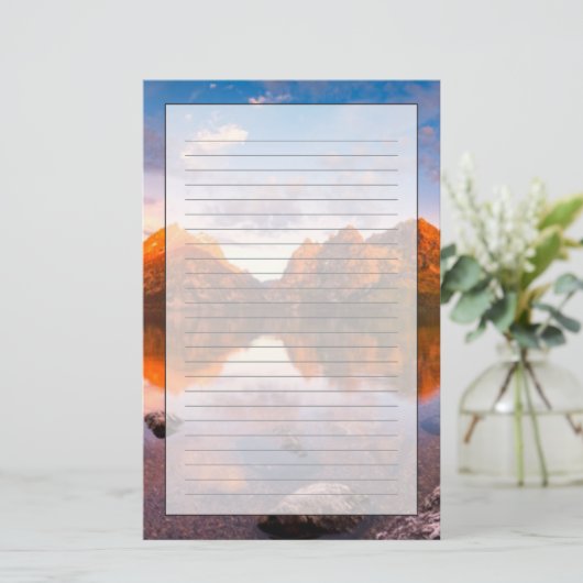 Sunrise Briefpapier (Staand voorkant)