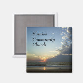 Sunrise, Buitenbanken, NC Magneet (Voorkant / Achterkant)