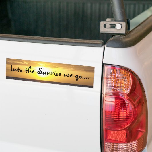 Sunrise... Bumpersticker (Op Truck)