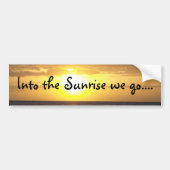 Sunrise... Bumpersticker (Voorkant)