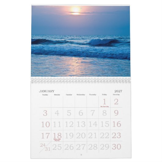Sunrise Calendar Kalender (Jan 2027)