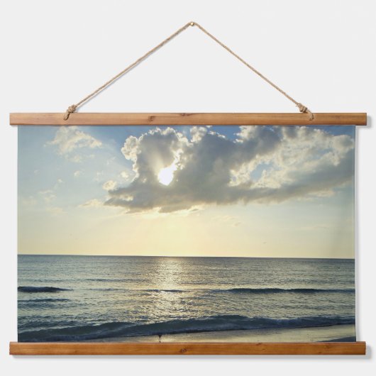 Sunrise Calm Across the Coast Hangend Wandkleed (Voorkant)