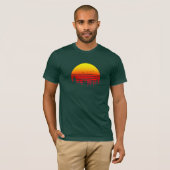 Sunrise, Camping, Wilderness en Sunset Lovers T-shirt (Voorkant volledig)