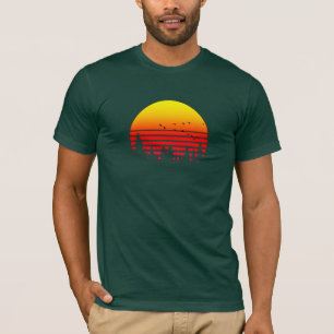 Sunrise, Camping, Wilderness en Sunset Lovers T-shirt