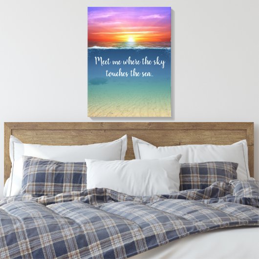 Sunrise Canvas Afdruk (Insitu (Slaapkamer))