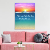 Sunrise Canvas Afdruk (Insitu (Woonkamer))