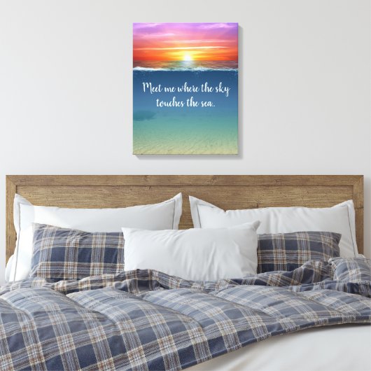 Sunrise Canvas Afdruk (Insitu (Slaapkamer))